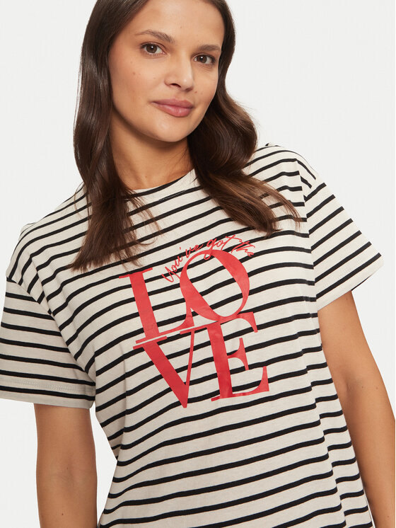 Hunkemöller Hunkemöller Naktiniai marškiniai 206554 Spalvota Regular Fit