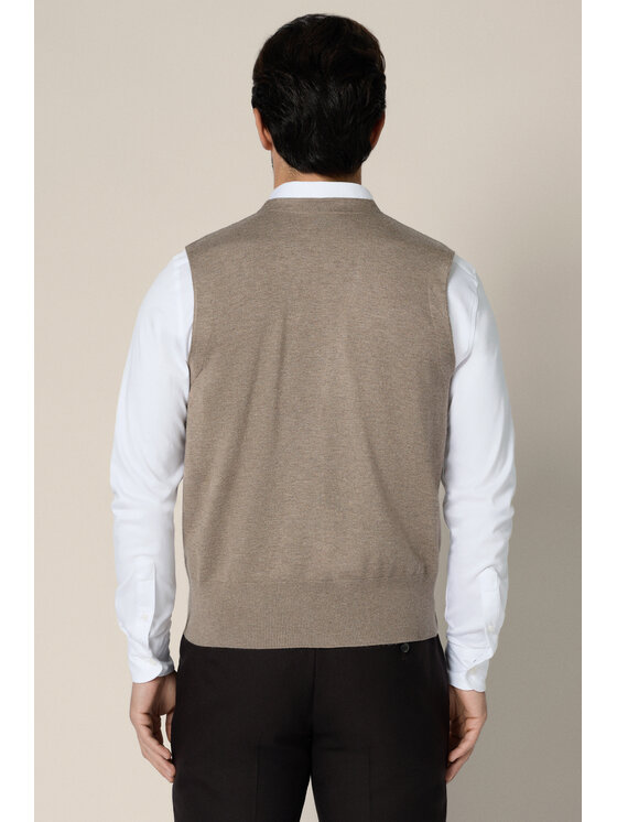 Lancerto Lancerto Kamizelka Lior SW073225000092 Beżowy Regular Fit