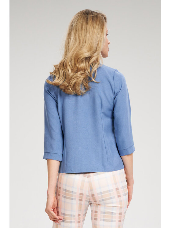 FIGL FIGLFIGL Blusa M699 Blu Regular Fit