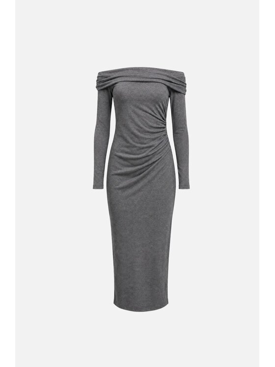 PINKO PINKO Sukienka codzienna Novaline Szary Fitted Fit