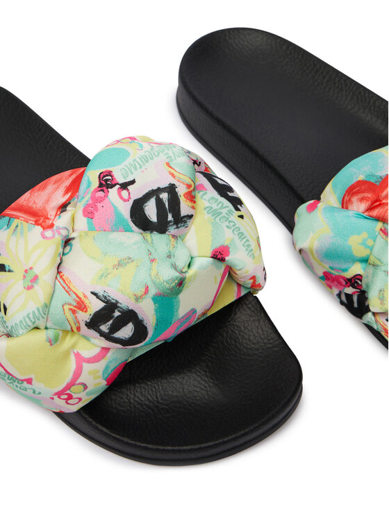 LOVE MOSCHINO LOVE MOSCHINO Şlapi JA28312G0OIW480A Colorat