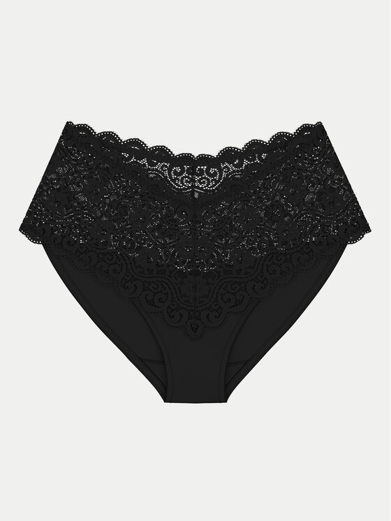 Triumph Triumph Klasične spodnje hlačke z visokim pasom Amourette 10210675 Črna