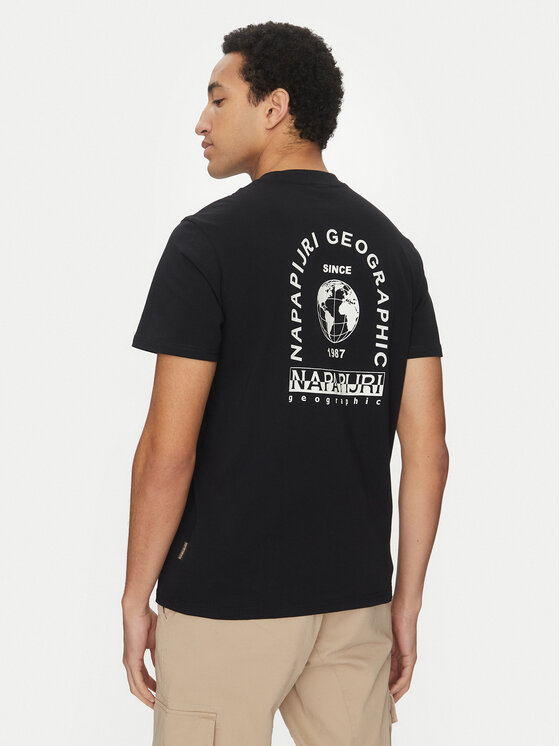 Napapijri Napapijri T-Shirt S-Dati NP0A4IE2 Μαύρο Regular Fit