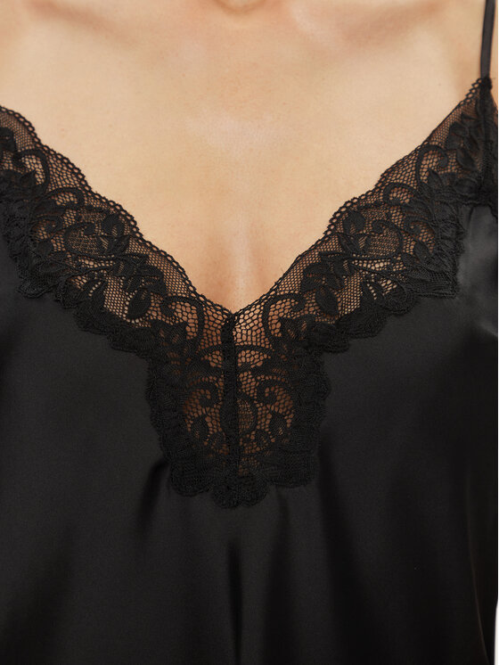Selmark Selmark Сорочка-піжама Gabrielle 61061 Чорний Regular Fit