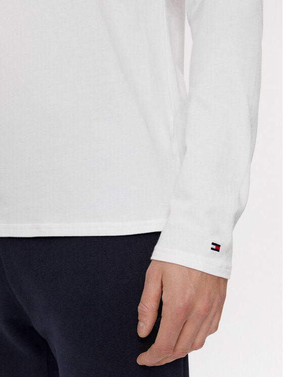 Tommy Hilfiger Tommy Hilfiger Komplet longsleeve UM0UM03022 Biały Slim Fit