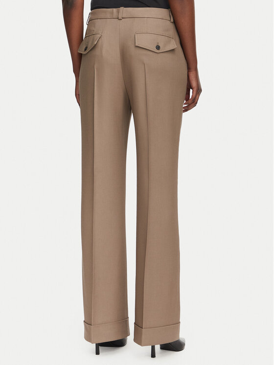 BOSS BOSS Hlače Talia5 50564488 Smeđa Regular Fit