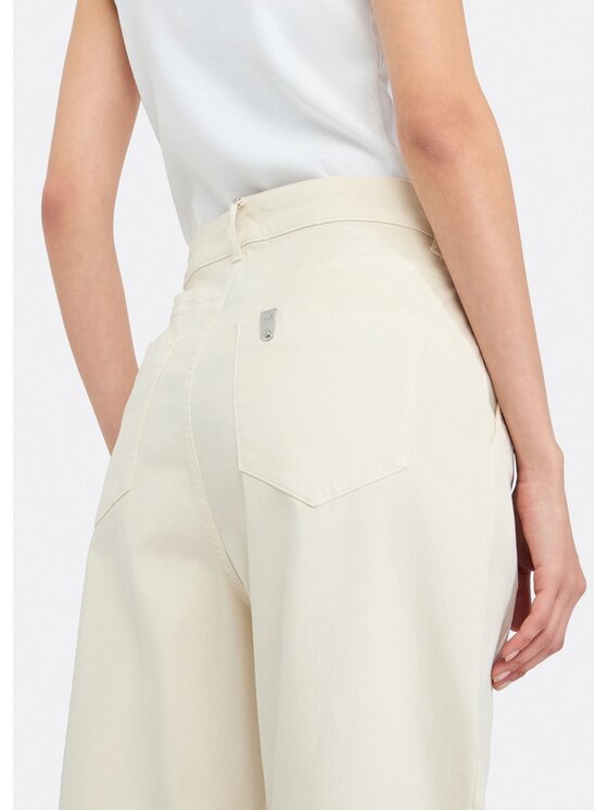 Liu Jo Liu Jo Spodnie materiałowe MF5307T819120304 Beżowy Carrot Fit