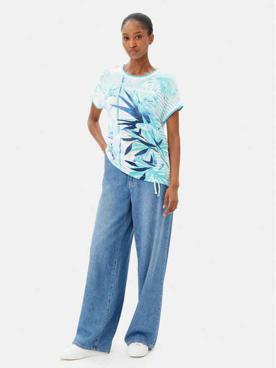 Olsen Olsen Tricou 11105047 Albastru Regular Fit
