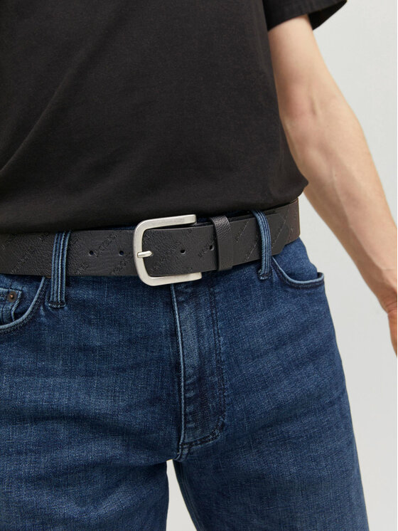 Jack&Jones Jack&Jones Чоловічий ремінь 12236466 Чорний