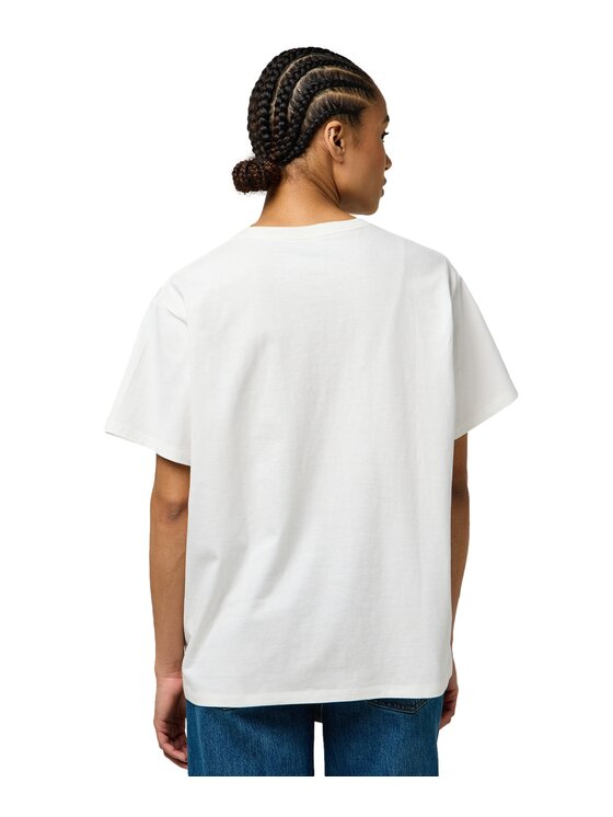 Wrangler Wrangler T-Shirt 112373021 Biały Relaxed Fit