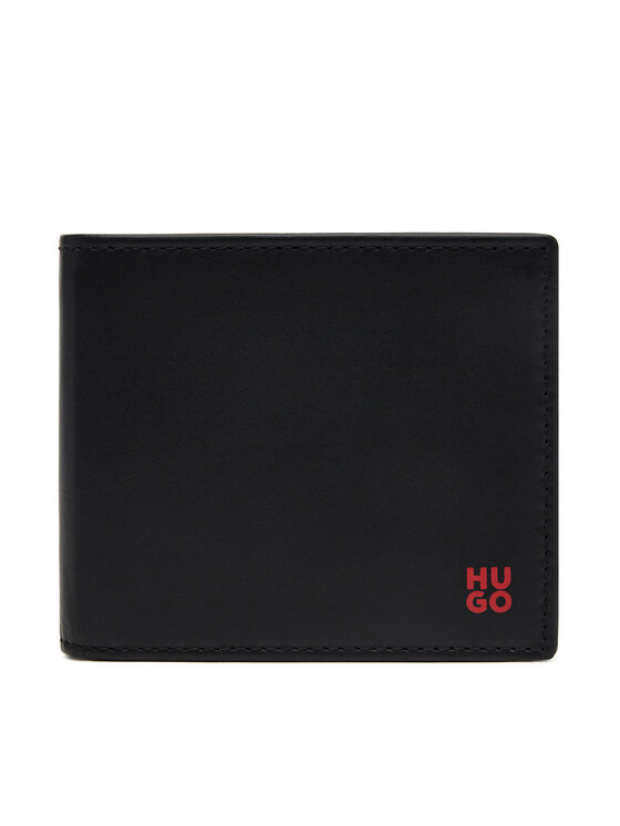 HUGO HUGO Velika moška denarnica 50546136 Črna