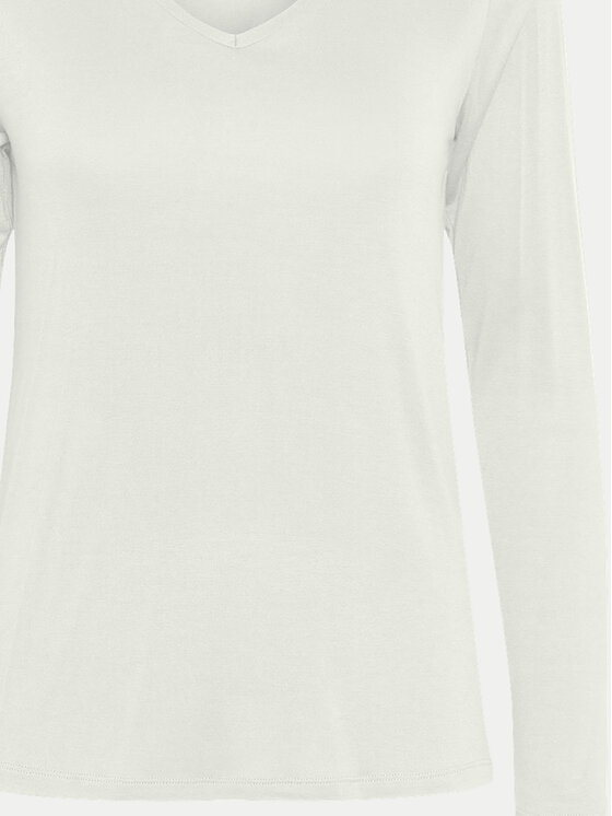 Pieces Pieces T-särk Billo 17151127 Valge Regular Fit