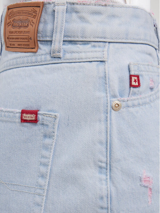 BIG STAR BIG STAR Szorty jeansowe AUTHENTIC GIRL Niebieski Wide Fit