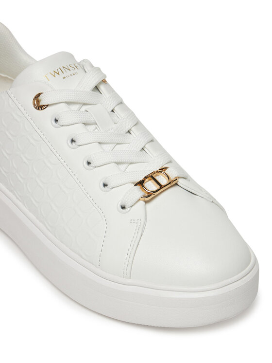 TWINSET TWINSET Снікерcи 251TCP01C Білий