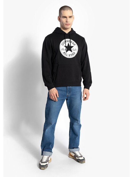 Converse Converse Bluza Chuck Patch Czarny Regular Fit