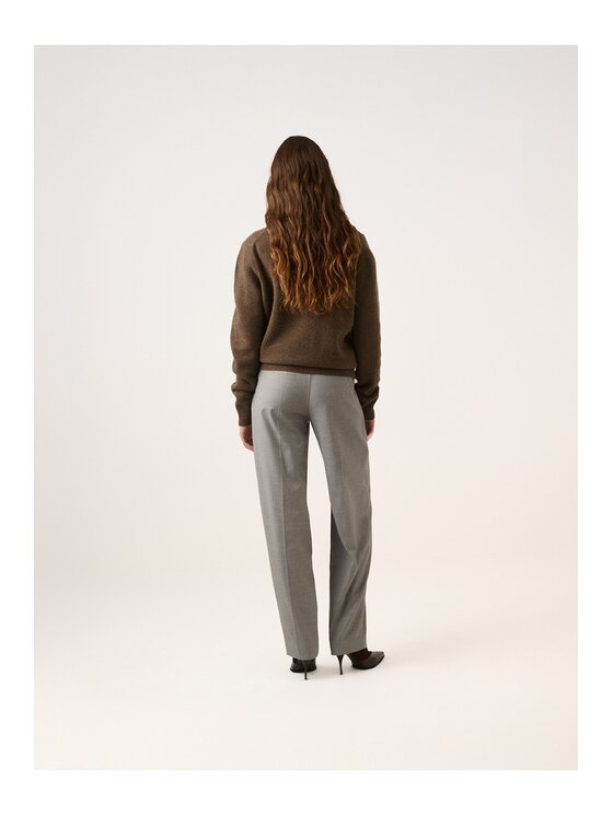 La Mania La Mania Maglione MELLOW Marrone Classic Fit