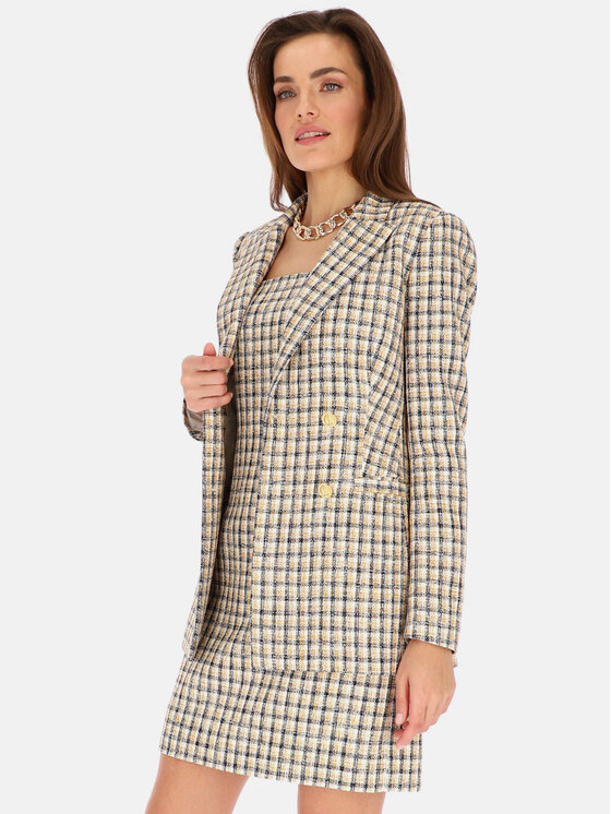 L’AF L’AF Marynarka Liberty Biały Slim Fit