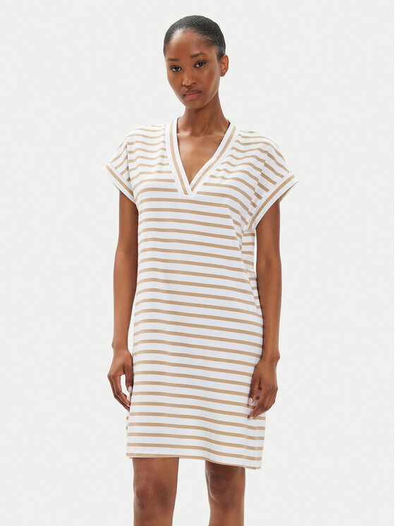 United Colors Of Benetton United Colors Of Benetton Igapäevane kleit 3TLLDV01O Beež Regular Fit