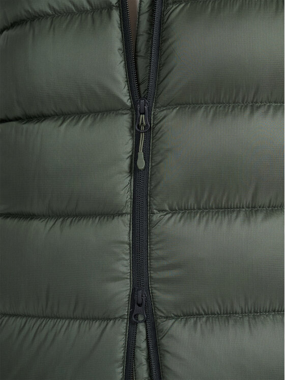 4F 4F Płaszcz zimowy MIDSHOP TEXTILE Khaki Regular Fit