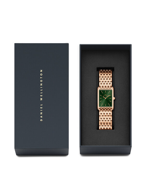 Daniel Wellington Daniel Wellington Laikrodis Bound 9-Link Emerald DW00100704 Auksinė