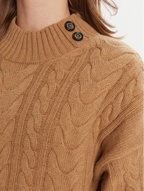 Barbour Barbour Trikotāžas kleita Belford LDR0946BE31 Brūns Regular Fit