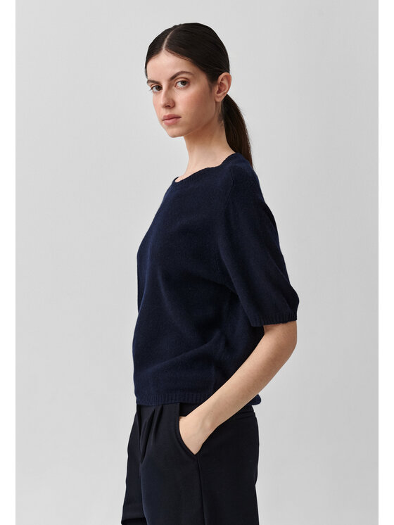 TATUUM TATUUM Sweter SEMITRI Granatowy Classic Fit