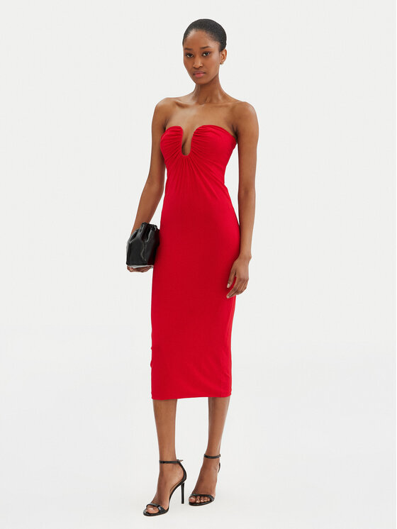 PINKO PINKO Abito da cocktail 105021 A2GS Rosso Regular Fit