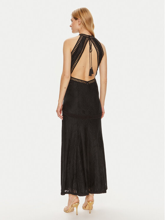 Guess Guess Večerní šaty W2YK96 K3I20 Černá Regular Fit
