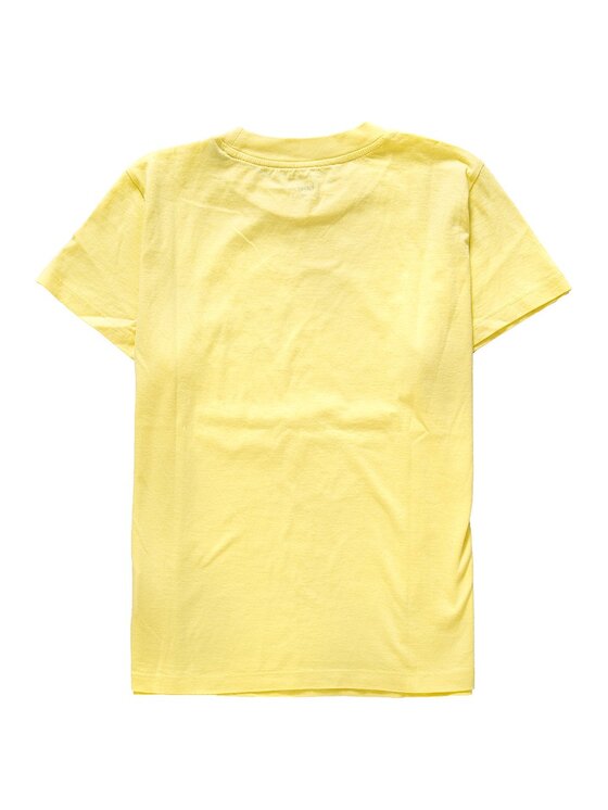 Lee Lee T-Shirt EMBLEM T Żółty Regular Fit