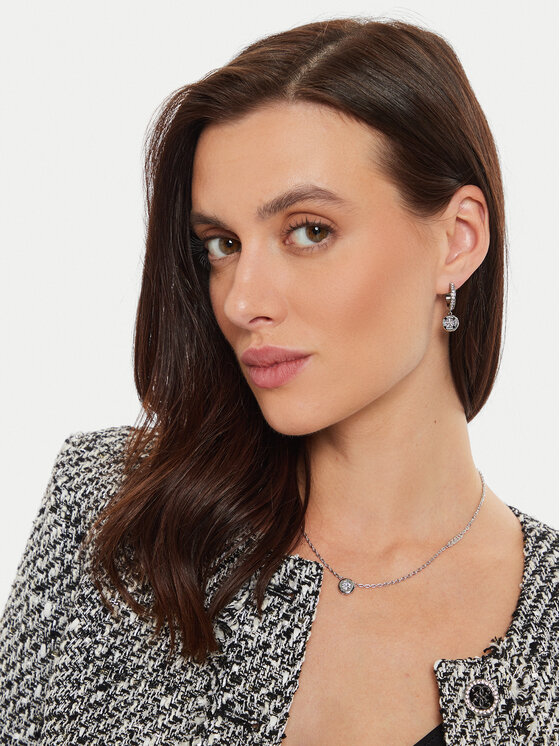 Guess Guess Kolczyki JUBE04 596JW Srebrny