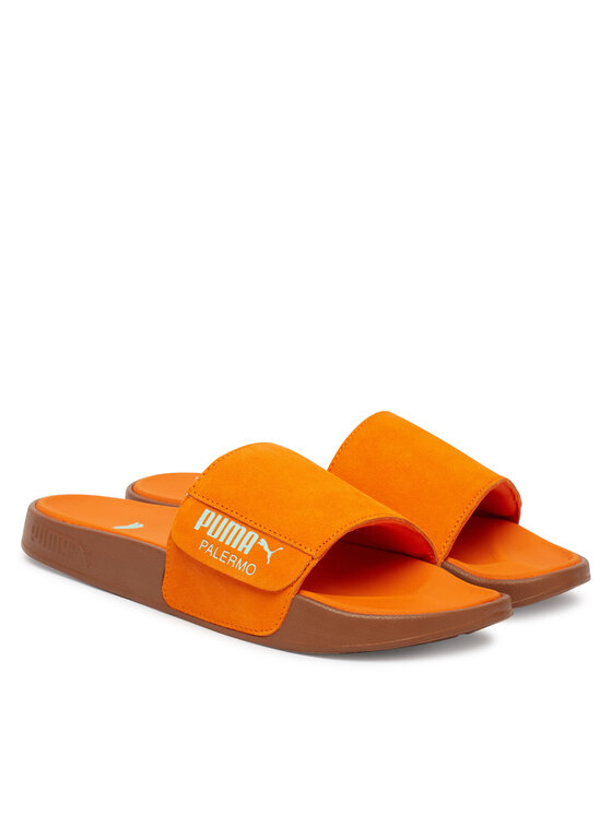 Puma Puma Klapki Leadcat 2.0 Palermo Foil 399041 11 Pomarańczowy