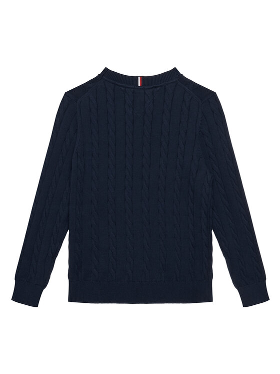 Tommy Hilfiger Tommy Hilfiger Pullover Graphic KB0KB10347 D Dunkelblau Regular Fit