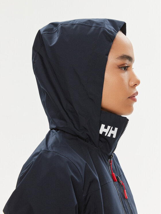 Helly Hansen Helly Hansen Kurtka żeglarska W Crew Hooded Jacket 2.0 34448 Granatowy Regular Fit