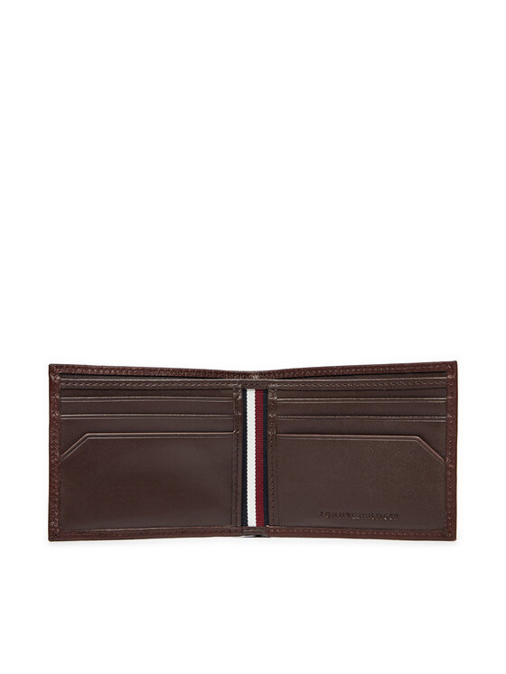 Tommy Hilfiger Tommy Hilfiger Mały Portfel Męski Th Premium Mini Cc Wallet AM0AM12781 Brązowy