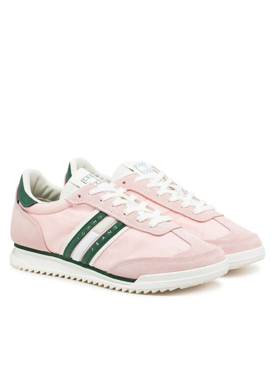 Tommy Jeans Tommy Jeans Laisvalaikio batai Tjw Retro Runner Cleated EN0EN02717 Rožinė
