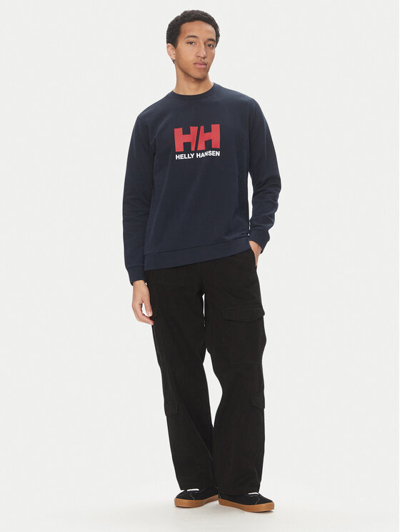 Helly Hansen Helly Hansen Bluză Logo Crew 30395 Bleumarin Regular Fit