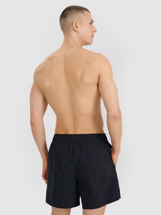 4F 4F Szorty plażowe 4FRSS25UBDSM187-20S Czarny Regular Fit