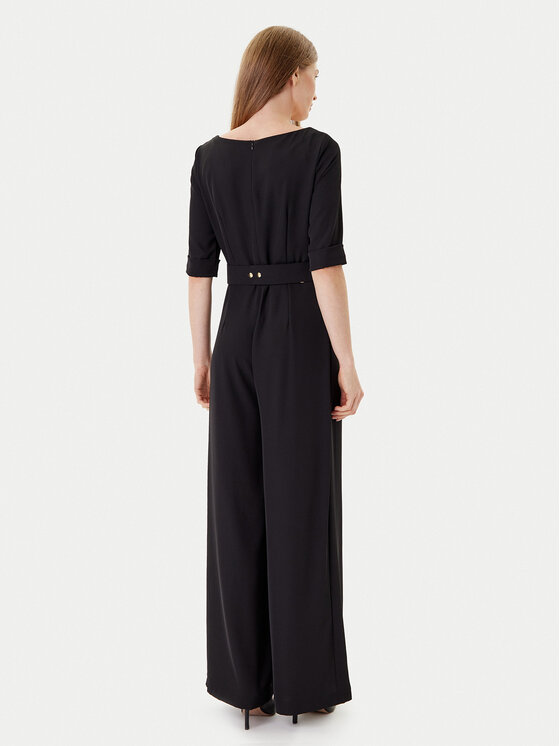 Rinascimento Rinascimento Kombinezon CFC0125323003 Czarny Wide Leg
