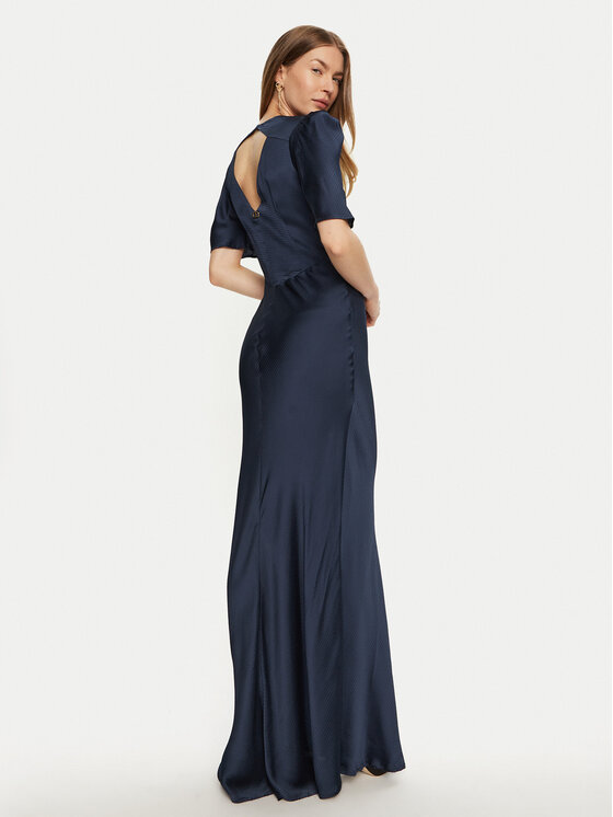 TWINSET TWINSET Abendkleid 242TP2475 Dunkelblau Slim Fit