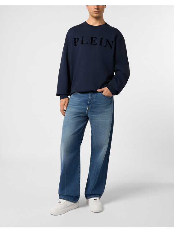 PHILIPP PLEIN PHILIPP PLEIN Felpa 31310 Blu scuro Regular Fit