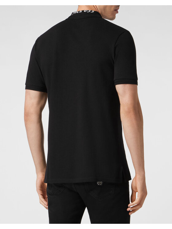 PHILIPP PLEIN PHILIPP PLEIN Polo 231 Czarny Slim Fit