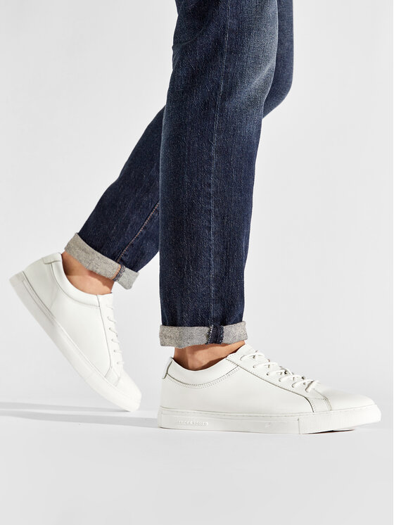 Jack&Jones Jack&Jones Αθλητικά Jfwgalaxy Leather 12202588 Λευκό