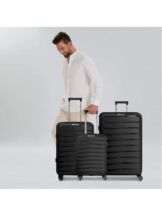 Franky Franky Komplet walizek 301060 Czarny