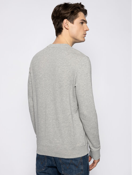 Wrangler Wrangler Felpa Seasonal Logo W6A5HAX37 112130662 Grigio Regular Fit
