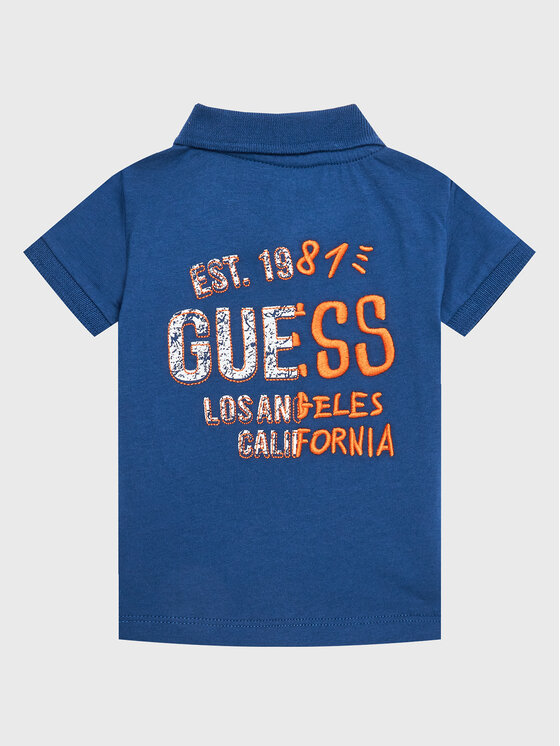 Guess Guess Komplet polo i spodenki I3GG03 K8HM3 Niebieski Regular Fit