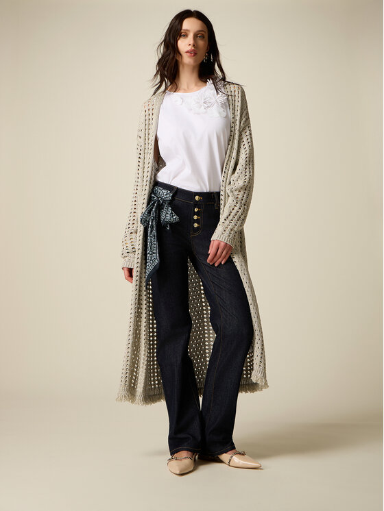 Oltre Oltre Jeans P494R009180N034 Blu Regular Fit