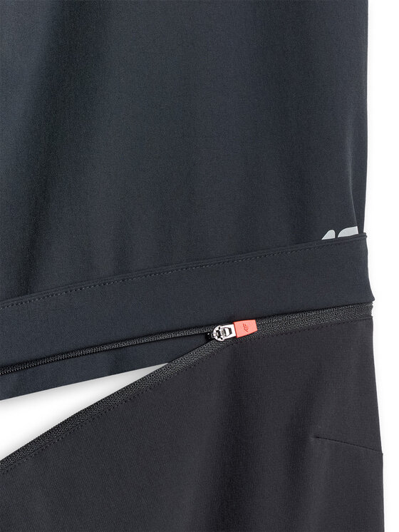 4F 4F Spodnie outdoor TREKKING Czarny Regular Fit