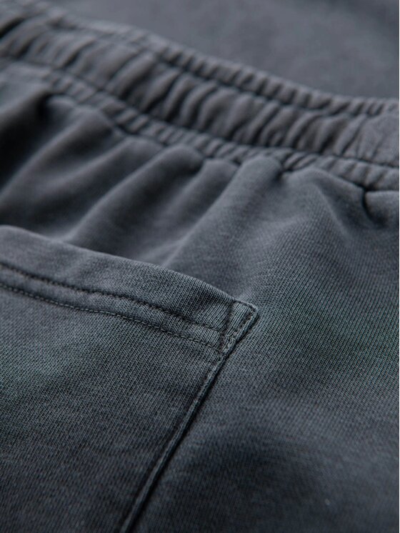 Ombre Ombre Šortky z materiálu OM-SRWS-0122 Šedá Relaxed Fit