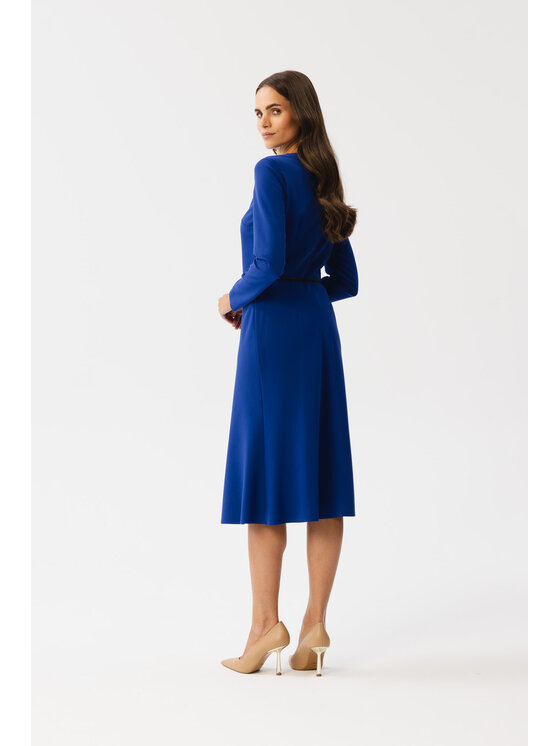Stylove Stylove Každodenné šaty S347 Modrá Modern Fit