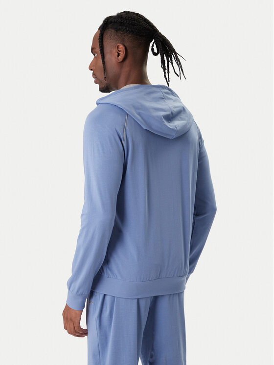 BOSS BOSS Felpa Mix&Match 50515313 Celeste Regular Fit